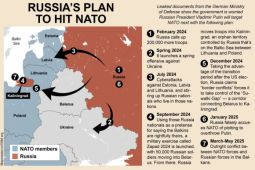 Bản đồ chiến tranh tiết lộ cách Nga có thể tấn công NATO